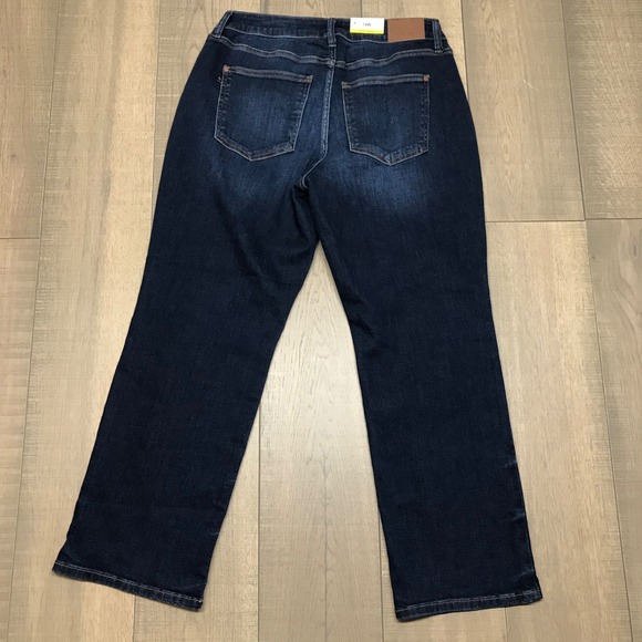 Judy Blue Dark Blue Short Straight Leg Jeans - Picture 2 of 11